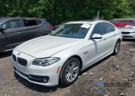 2016 BMW 528I из США, поврежденный, VIN WBA5A5C50GD528421